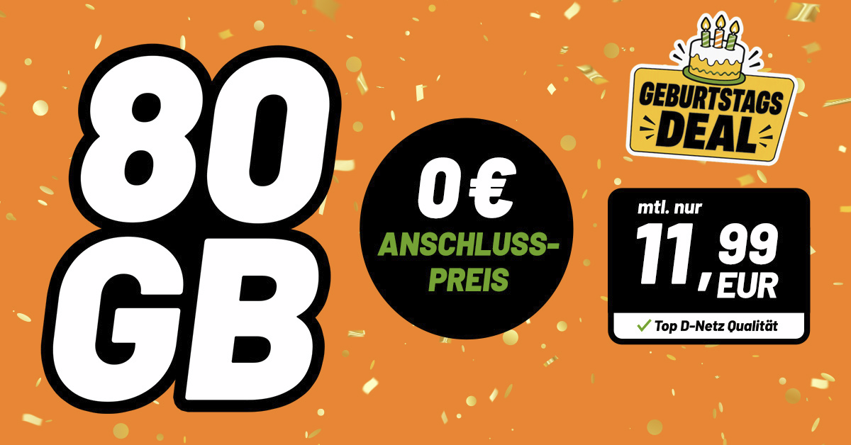 Klarmobil Allnet-Flats zum Geburtstag – Header vom 17.08.2026