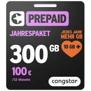 congstar Prepaid Jahrestarif – Teaser vom 20.08.2026