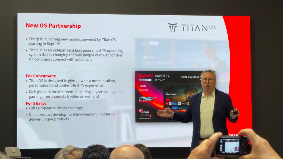 Sharp TVs künftig mit Titan OS