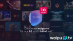 waipu.tv Comfort Aktion 1€ mtl.