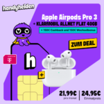AirPods Pro 3 + klarmobil Telekom-Netz + 300 € Boni Weekend-Deal!