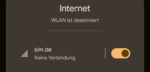 sim.de Störung kein Empfang und kein Netz