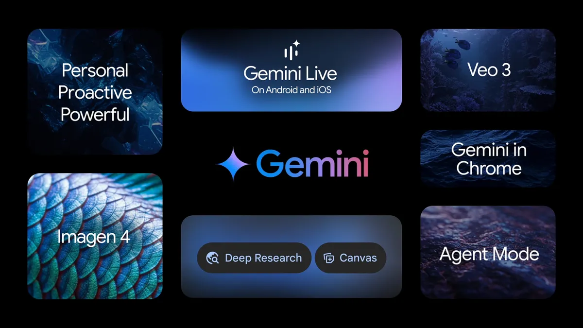 Google Gemini auf der I/O 2025 Roundup News Teaser