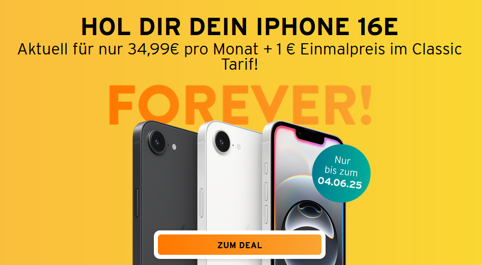 Das iPhone 16e bei otelo