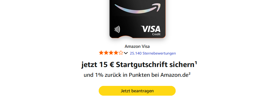 Amazon Visa Kreditkarte