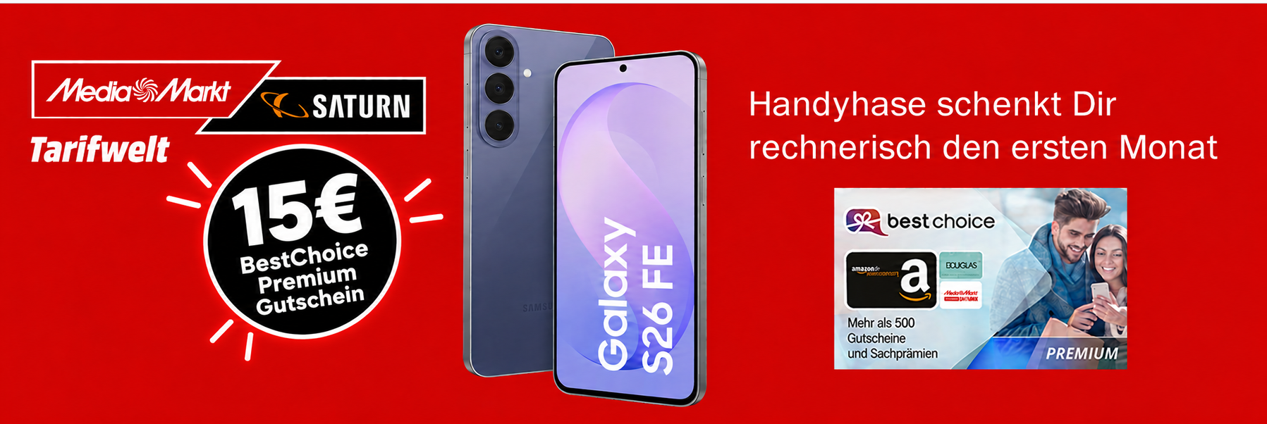 MMS Aktion mit Galaxy S26 FE