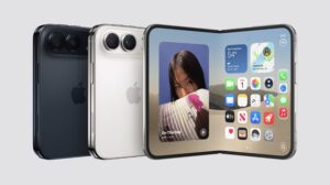 iPhone Duo White Black Display aufgeklappt