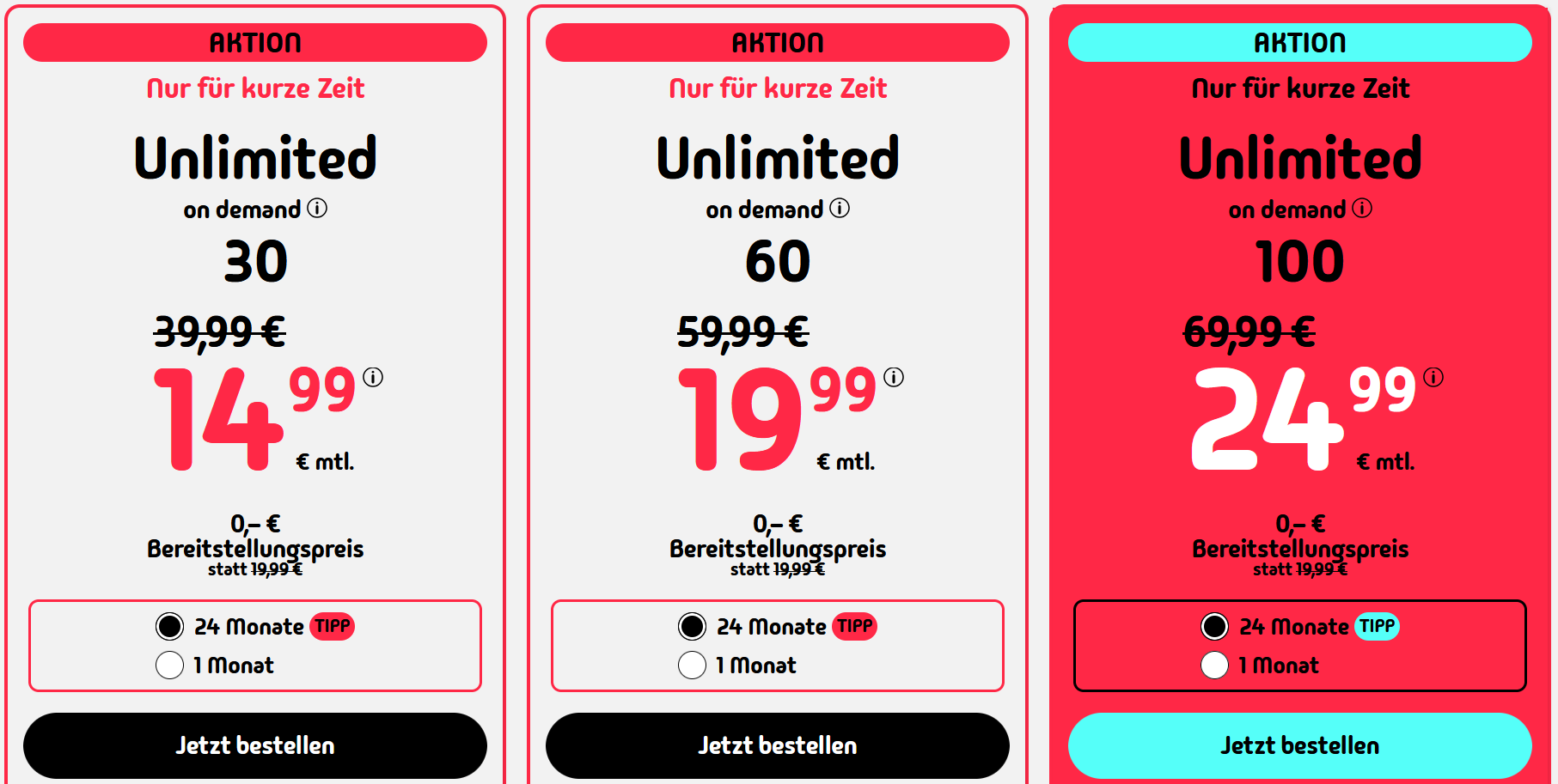 unlimited24 Aktion